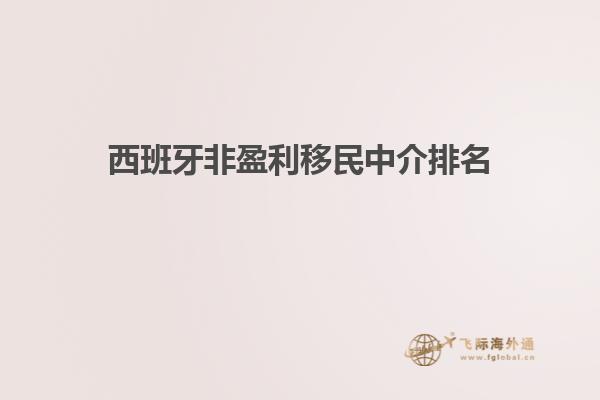西班牙非盈利移民中介排名