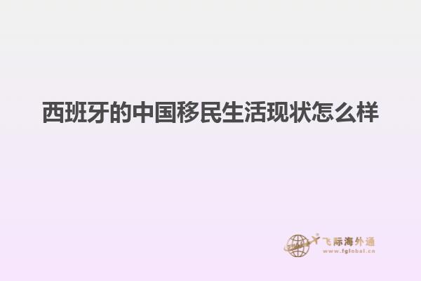 西班牙的中国移民生活现状怎么样