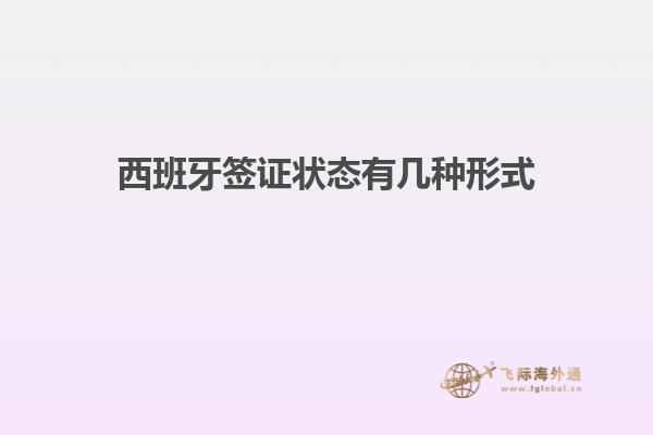 西班牙签证状态有几种形式