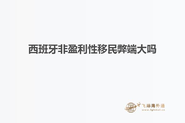 西班牙非盈利性移民弊端大吗