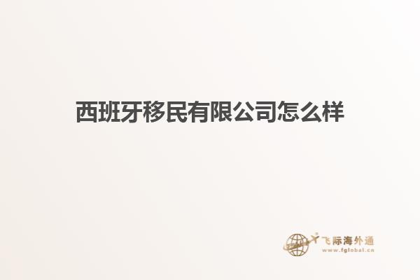西班牙移民有限公司怎么样