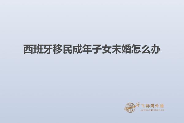 西班牙移民成年子女未婚怎么办