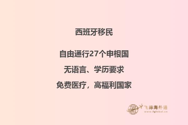 西班牙非盈利居留移民项目有哪些