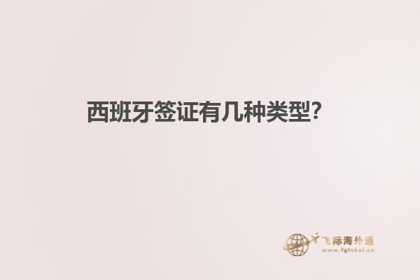 西班牙签证有几种类型？
