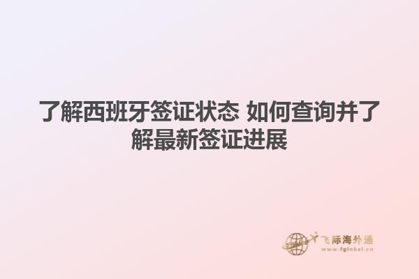 了解西班牙签证状态 如何查询并了解最新签证进展