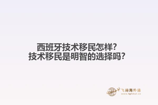 西班牙技术移民怎样？技术移民是明智的选择吗？