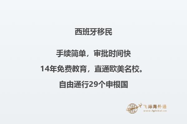 西班牙移民有多少种选择？