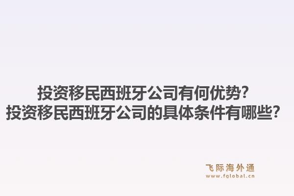 投资移民西班牙公司有何优势？投资移民西班牙公司的具体条件有哪些？1.jpg