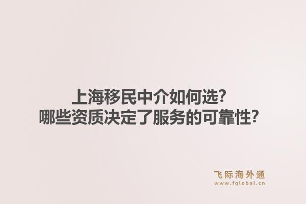 上海移民中介如何选？哪些资质决定了服务的可靠性？