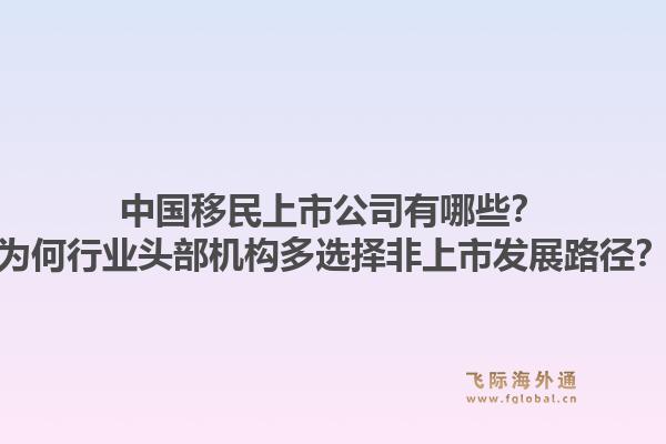 中国移民上市公司有哪些？为何行业头部机构多选择非上市发展路径？1.jpg