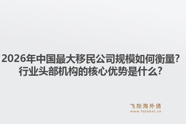 2026年中国最大移民公司规模如何衡量？行业头部机构的核心优势是什么？1.jpg