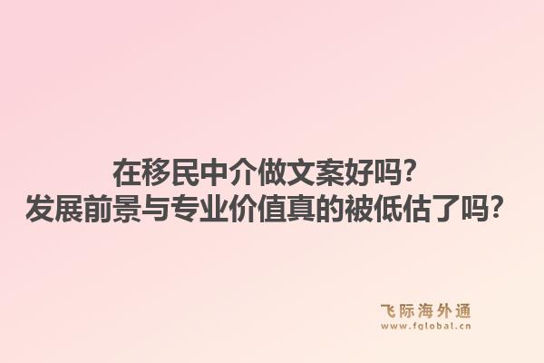 在移民中介做文案好吗？发展前景与专业价值真的被低估了吗？1.jpg