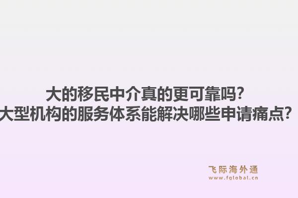大的移民中介真的更可靠吗？大型机构的服务体系能解决哪些申请痛点？1.jpg