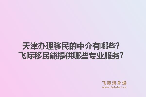 天津办理移民的中介有哪些？飞际移民能提供哪些专业服务？1.jpg