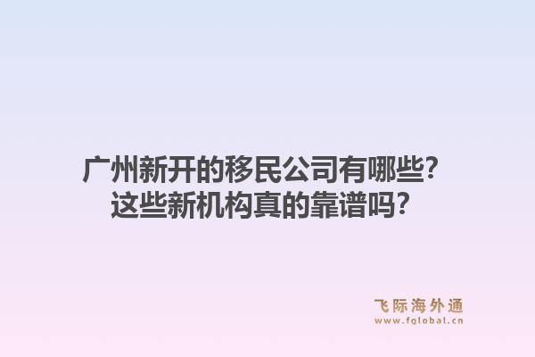 广州新开的移民公司有哪些？这些新机构真的靠谱吗？1.jpg