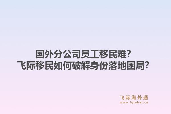 国外分公司员工移民难？飞际移民如何破解身份落地困局？1.jpg