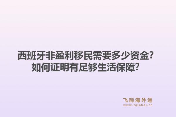 西班牙非盈利移民需要多少资金?如何证明有足够生活保障?1.jpg