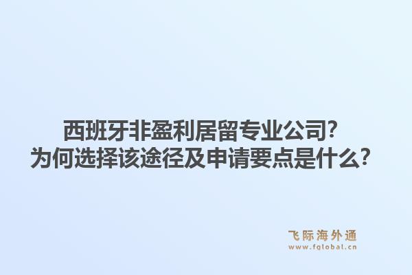 西班牙非盈利居留专业公司？为何选择该途径及申请要点是什么？1.jpg