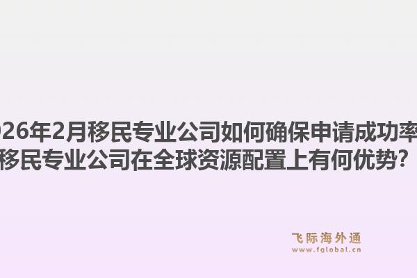 2026年2月移民专业公司如何确保申请成功率？移民专业公司在全球资源配置上有何优势？1.jpg
